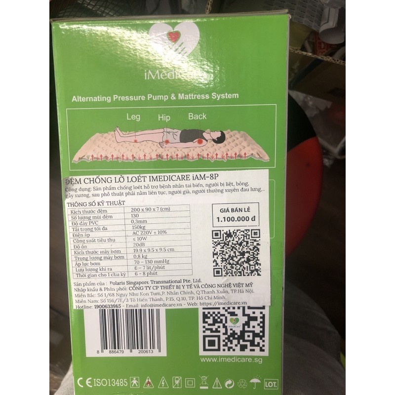Nệm Hơi Chống Loét iMediCare iAM-8P (iAM 8P)