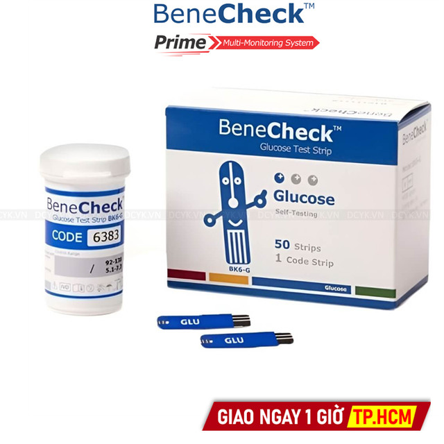 Que Thử Đường Huyết Benecheck Plus
