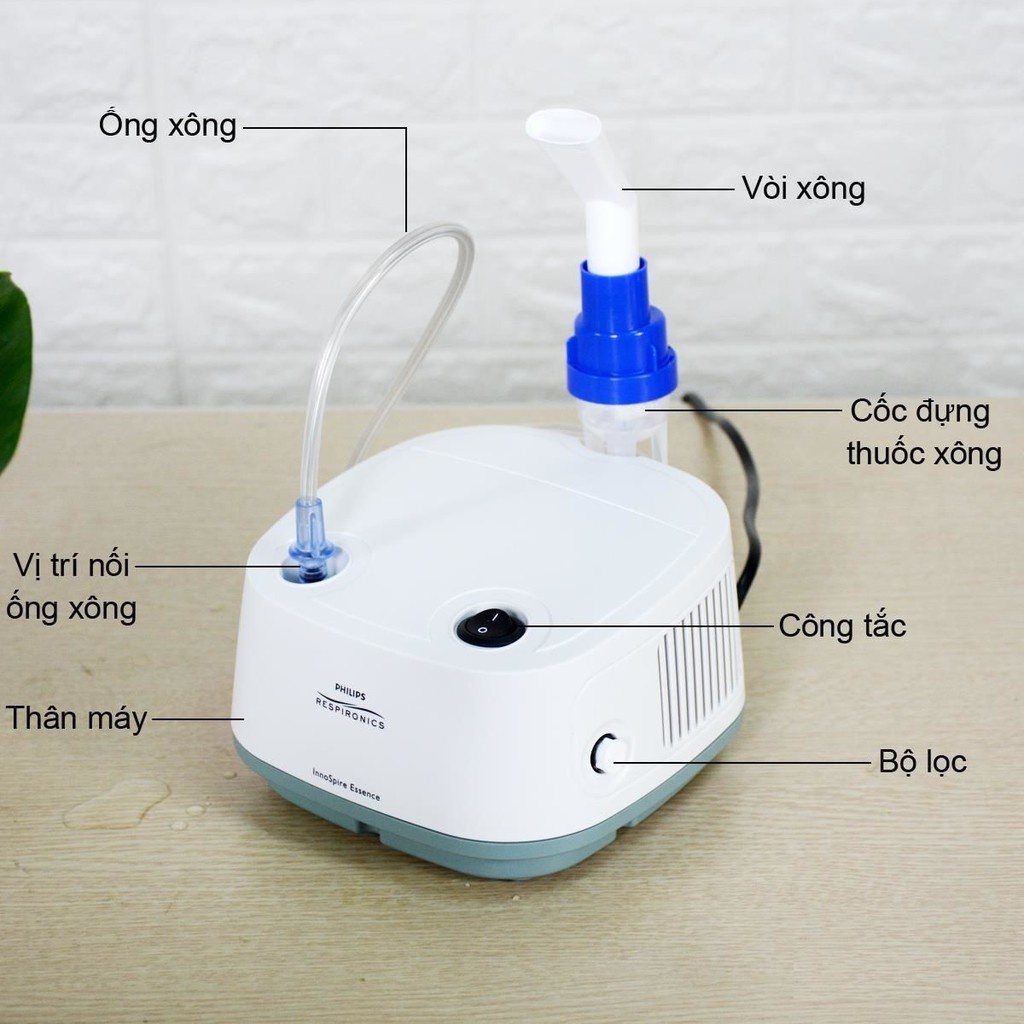 Máy Xông Khí Dung Mũi Họng Philips Innospire Essence 1.5kg