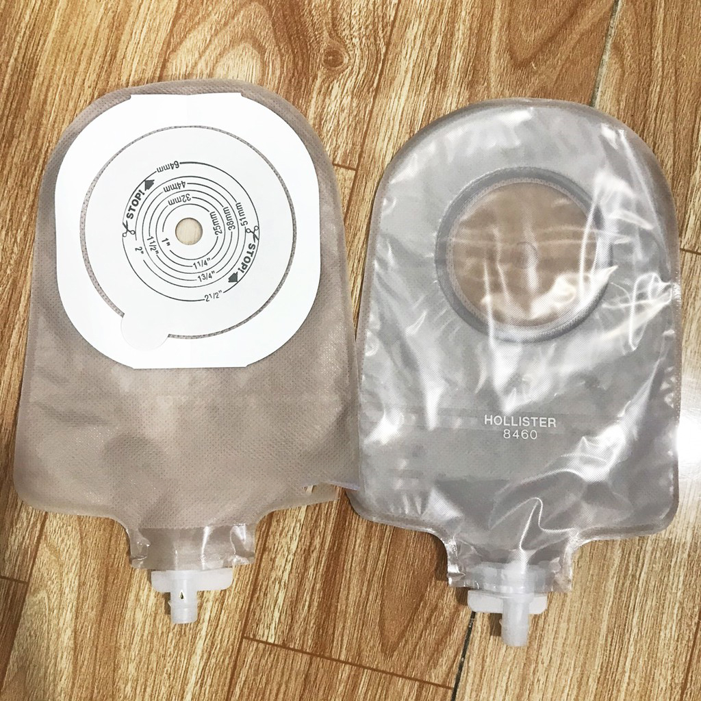 Túi Nước Tiểu Hậu Môn Nhân Tạo 1 Mảnh Hollister 8460 (Đế Bằng)