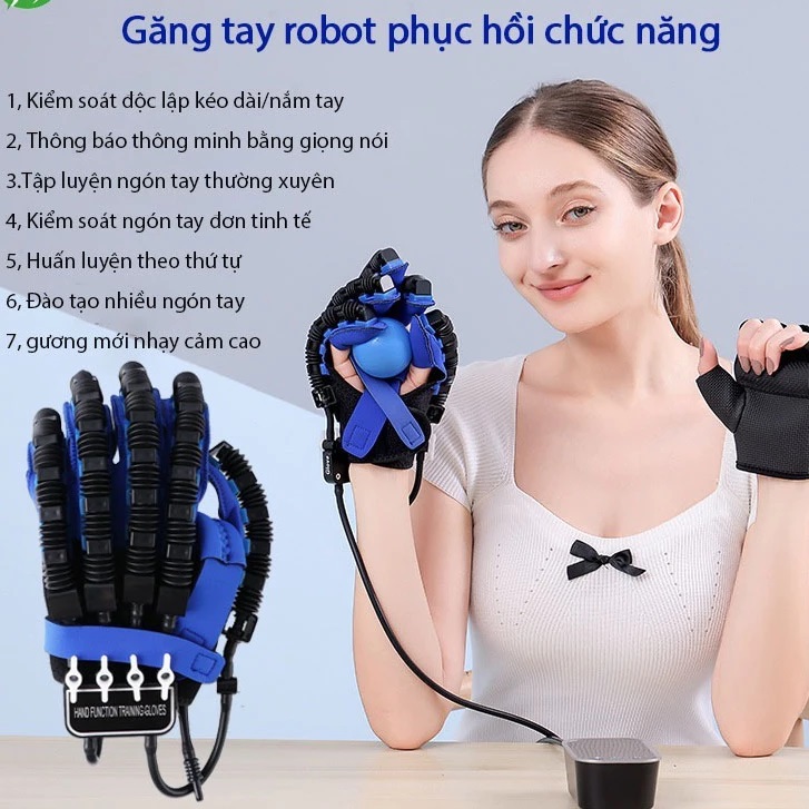 Bộ Găng Tay Robot Phục Hồi Chức Năng Bàn, Ngón Tay OEM-01 (Pin Sạc)