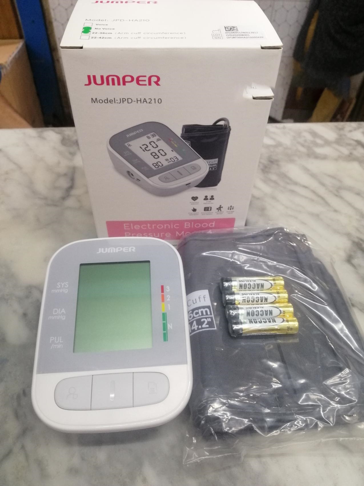 Máy Đo Huyết Áp Bắp Tay Jumper JPD-HA210 (HA-210)