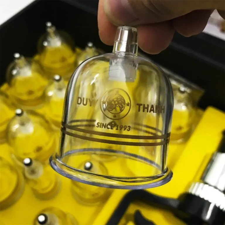 Bộ Giác Hơi Không Dùng Lửa Duy Thành Vali Đen 15 Ly