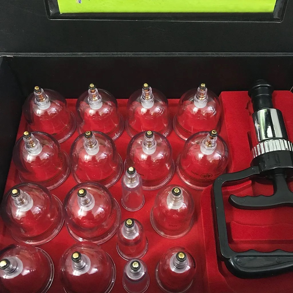 Bộ Giác Hơi Không Dùng Lửa Duy Thành YGH01 (Valy Nâu 17 Ly)