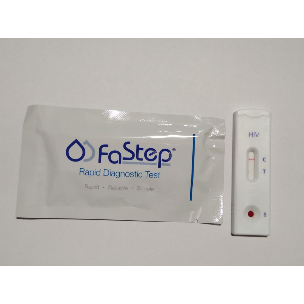 Bộ Kit Test Xét Nghiệm Nhanh HIV (Lấy Máu Đầu Ngón Tay) FASTEP
