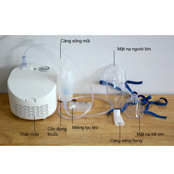 Máy Xông Khí Dung Mũi Họng Omron NE-C101