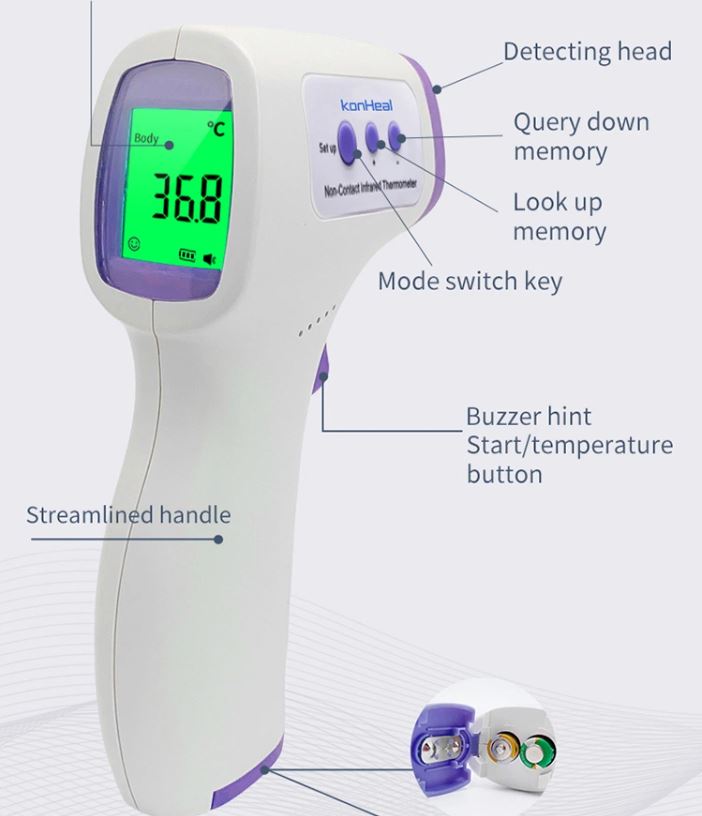 Nhiệt Kế Hồng Ngoại Đo Trán Konheal KH-01