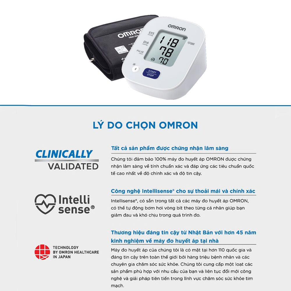 Máy Đo Huyết Áp Bắp Tay Omron HEM-7142T2