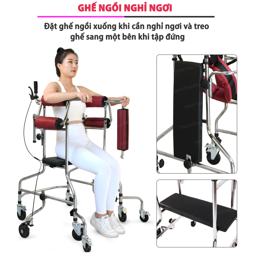 Khung Tập Đứng, Tập Đi Cho Người Tai Biến GBM-021