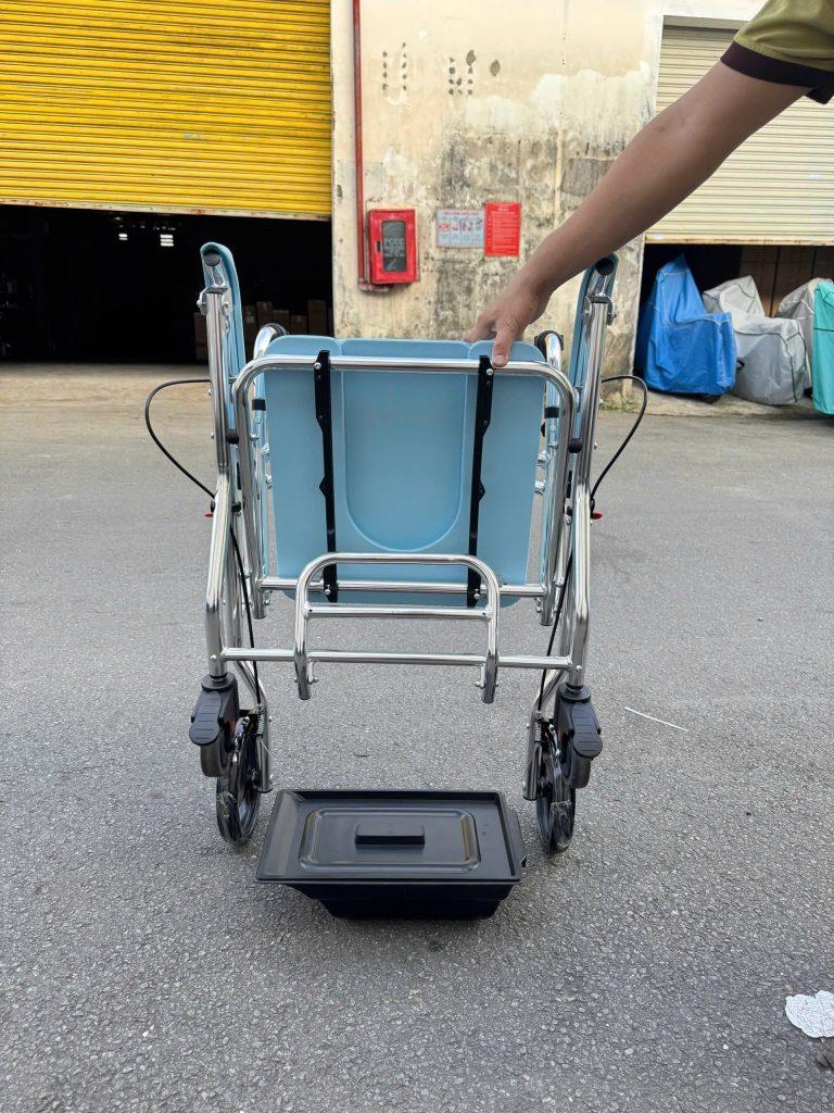 Ghế Bô Tắm Đa Năng Có Bánh Xe Nhôm Xếp Gọn Lucass GX-918