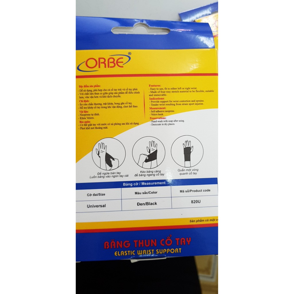 Băng Thun Cổ Tay Orbe (Hộp 1 Chiếc)