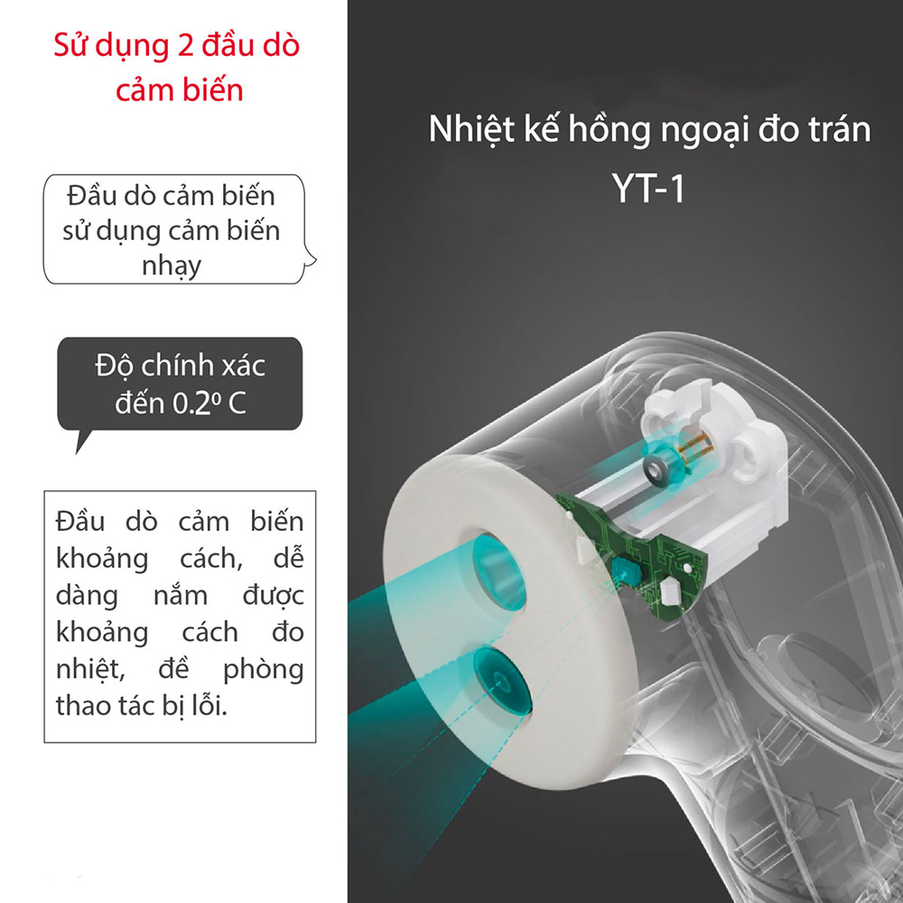 Nhiệt Kế Hồng Ngoại Đo Trán Yuwell YT-1