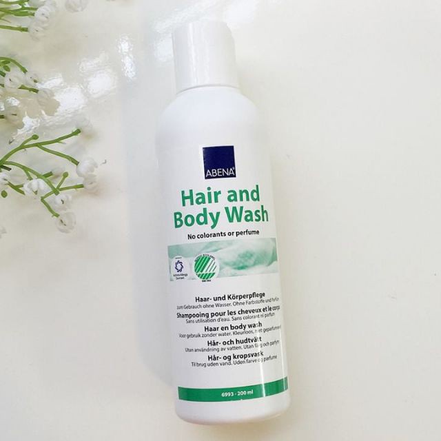 Dầu Gội Và Sữa Tắm Khô (Tắm Gội Khô) Abena