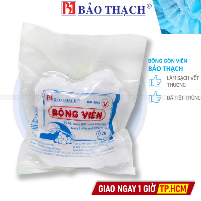 Bông Gòn Viên Bảo Thạch (Bịch nhỏ)