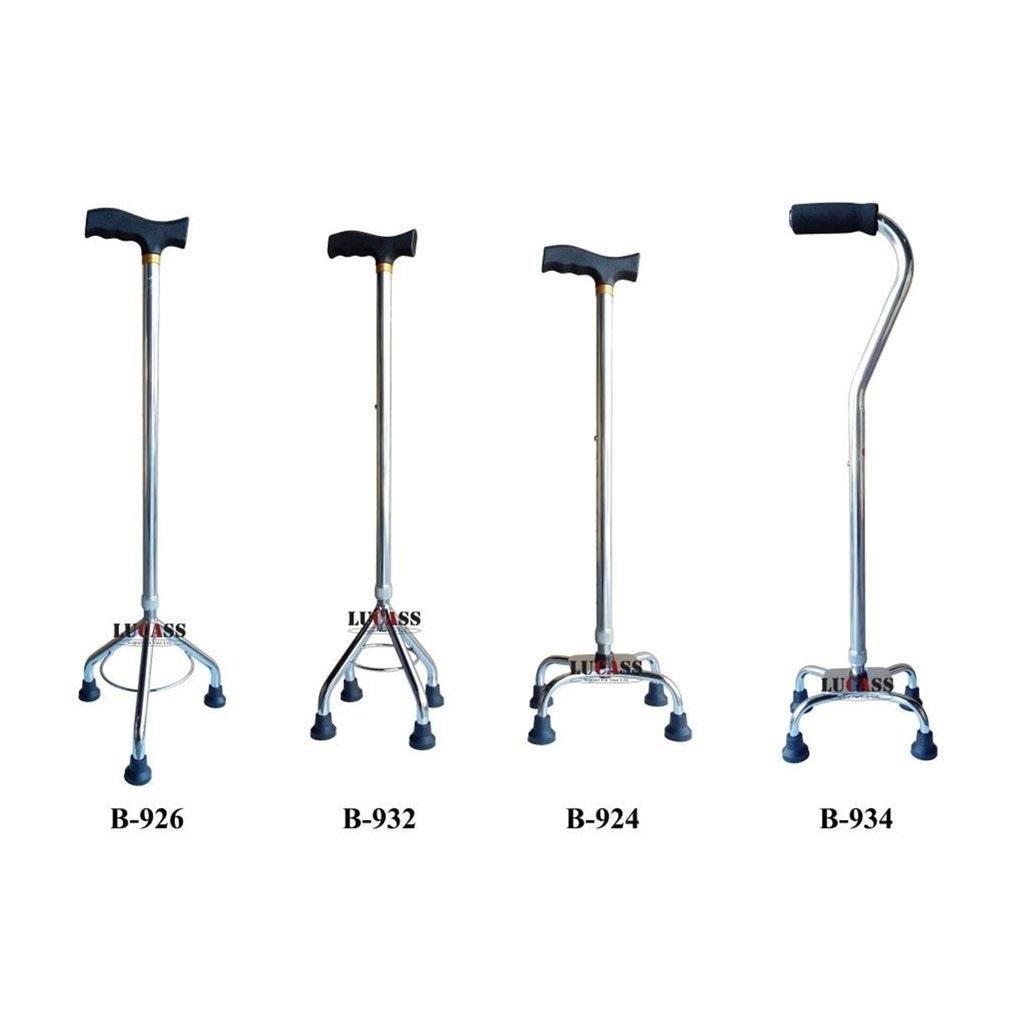 Gậy 4 Chân Thấp, Tay Cong Lucass B-934 (B934)