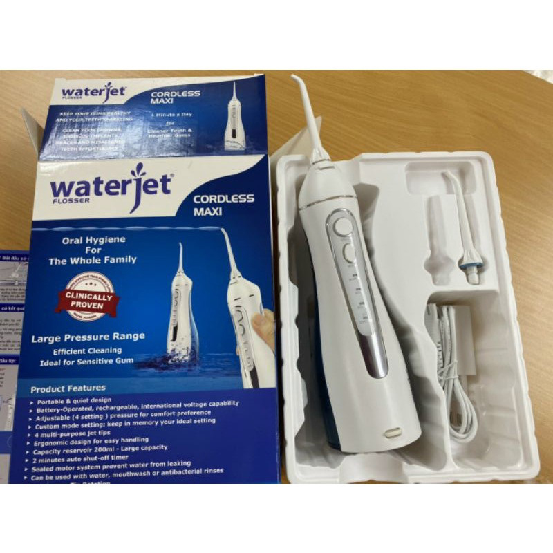Máy Tăm Nước Du Lịch Không Dây Waterjet Cordless MAXI