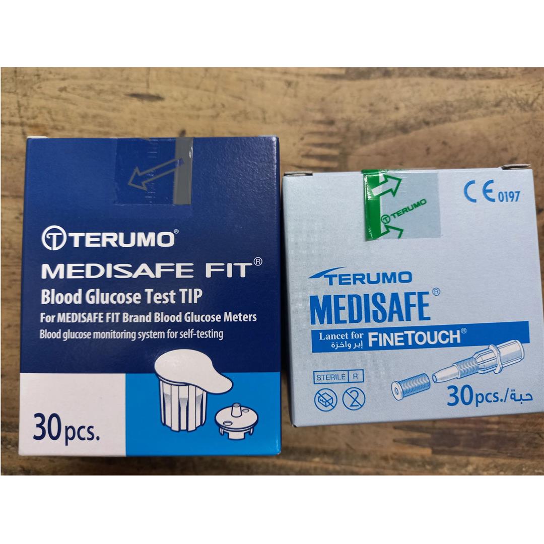 [COMBO 30 QUE + 30 KIM] Que Thử Đường Huyết Terumo Medisafe Fit