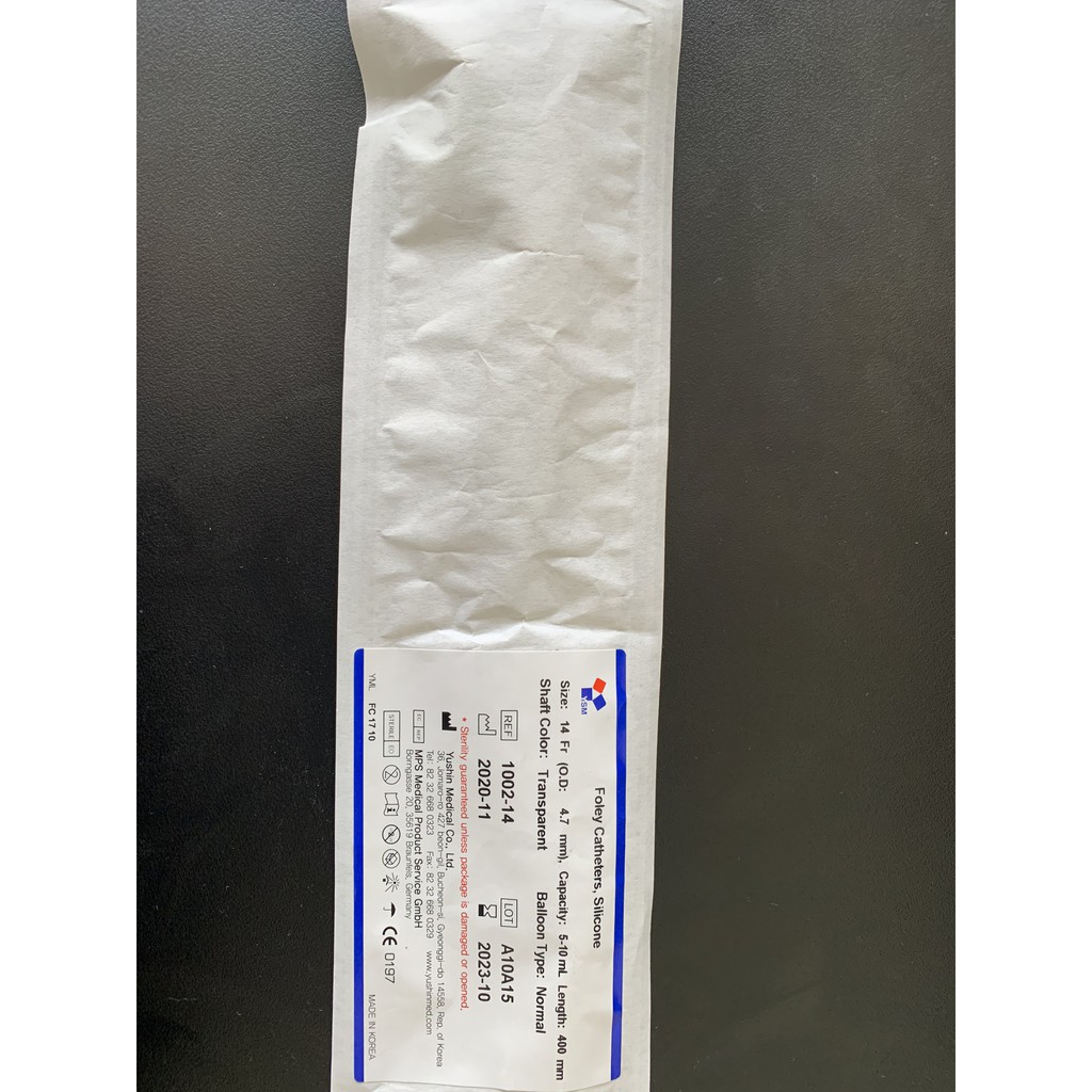 Dây Thông Tiểu 2 Nhánh Yushin Foley Silicon (Hàn Quốc)