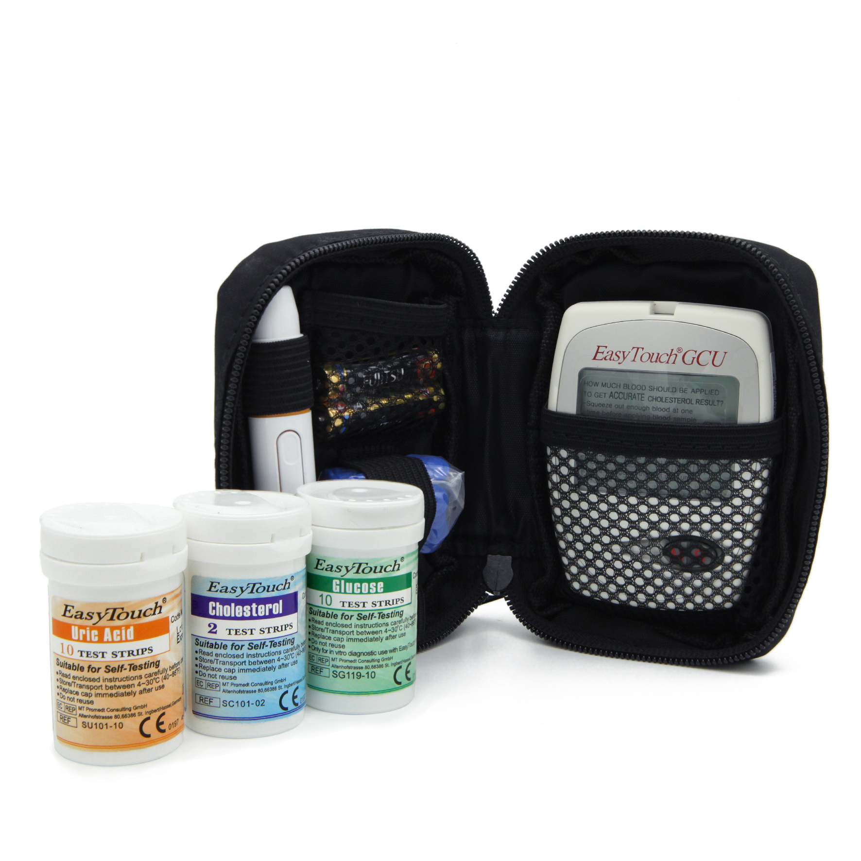 Máy Đo Đường Huyết, Cholesterol, Acid Uric (3 in 1) Easy Touch GCU ET322