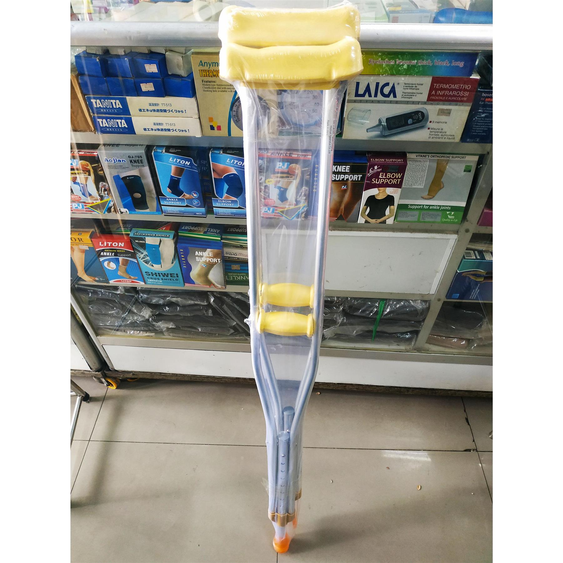 Nạng Chống Nách Nhôm Loại Thường (Nhiều Thương Hiệu)