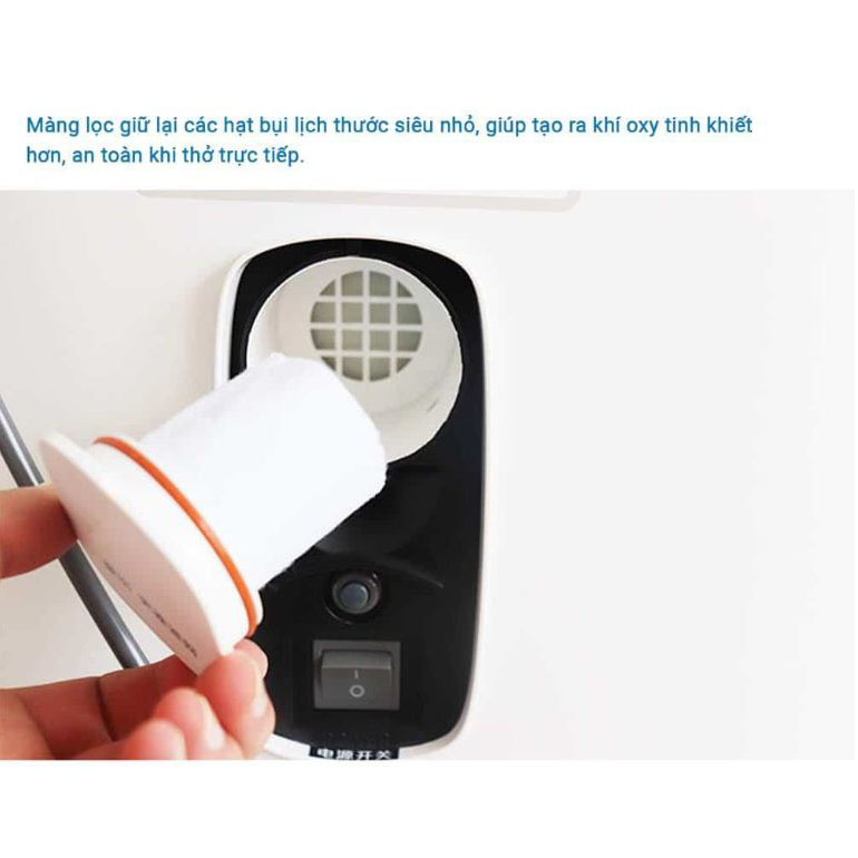 Máy Tạo Oxy Yuwell 8F-5AW (5 Lít, Có Xông, Có Remote)