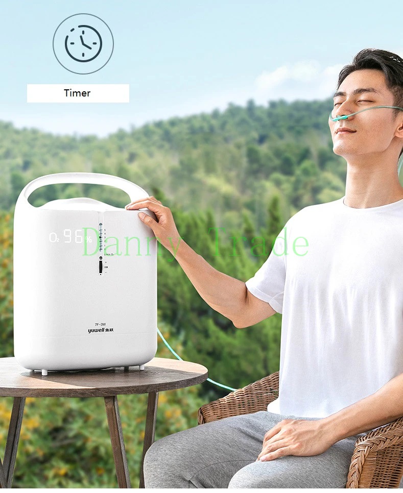 Máy Tạo Oxy Yuwell 7F-3NW (3 Lít, Có Xông, Có Remote)