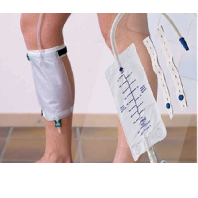 Túi Đựng Nước Tiểu Cao Cấp Van T, Có Dây Đeo Chân URINE LEG BAG