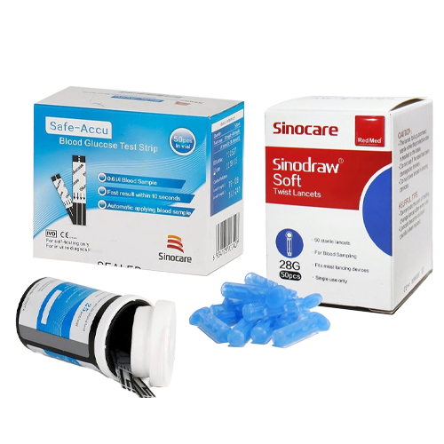 Que Thử Đường Huyết Sinocare Safe Accu