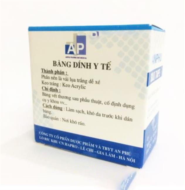 Băng Keo Lụa Y Tế Silk Tape An Phú AP