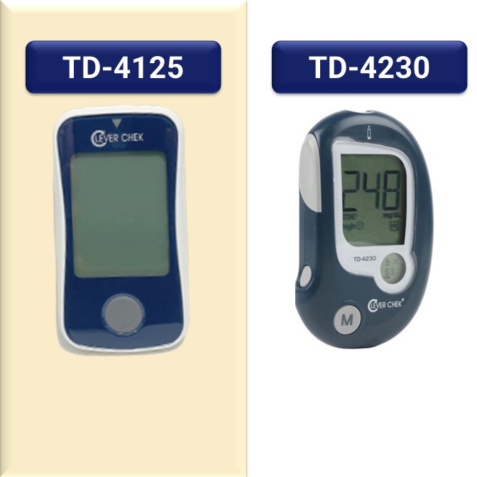 [TẶNG QUE, KIM, CỒN] Máy Đo Đường Huyết Clever Chek TD-4230 (MG) (25 Que, Kim, Cồn)