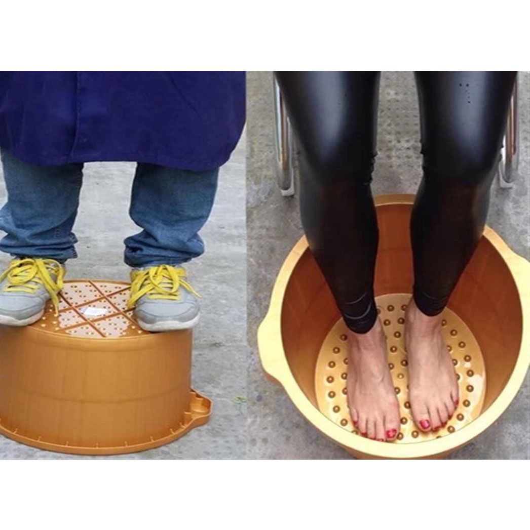 Chậu Ngâm Chân Nhựa (Loại Cao, Có Hạt Massage)