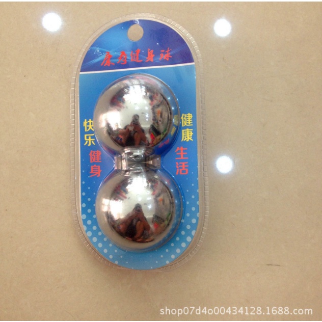 Bi Lăn Tay Inox Vỉ 2 Viên Xanh Dương