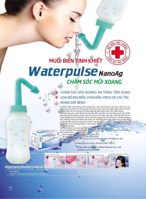 Bình Rửa Mũi Xoang Waterpulse NASAL 300