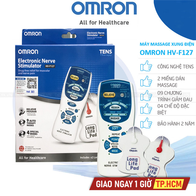 Máy Massage Xung Điện Omron HV-F127