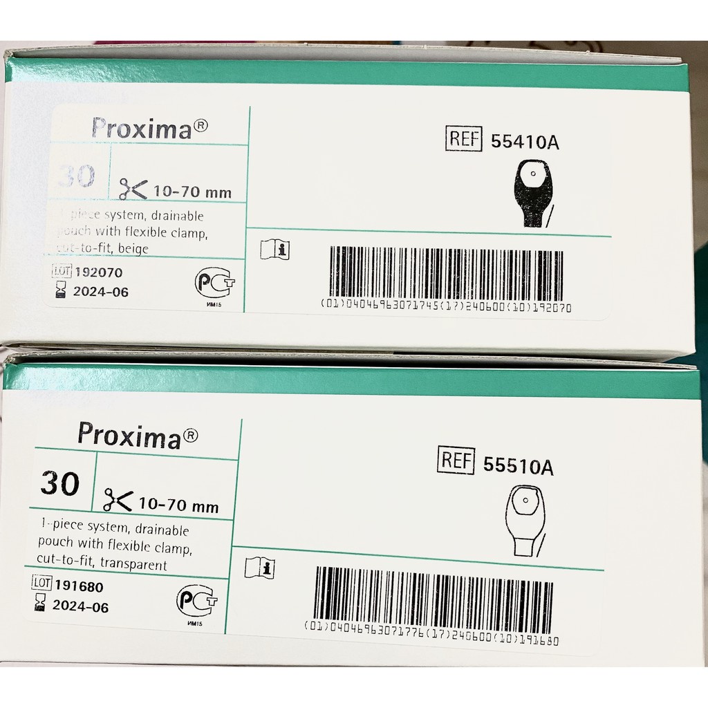 Túi Hậu Môn Nhân Tạo 1 Mảnh B.Braun Proxima (Sử Dụng Kẹp)