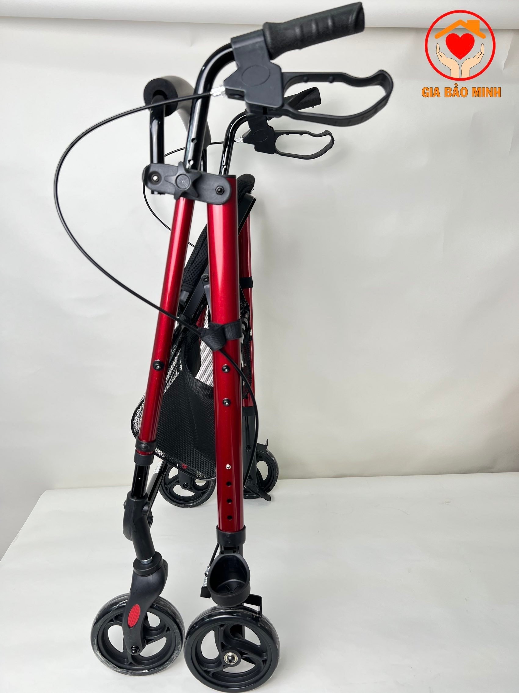 Xe Tập Đi 4 Bánh, Có Ghế, Thắng Tay, Giỏ Đựng GBM-035