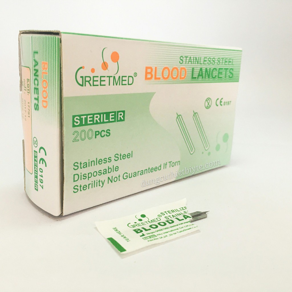 Kim Lấy Máu Sống, Kim Lấy Mụn GreetMed