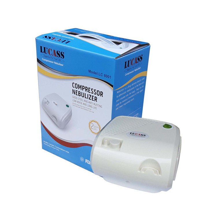 Máy Xông Khí Dung Mũi Họng Lucass LC-8001 (LC 8001)