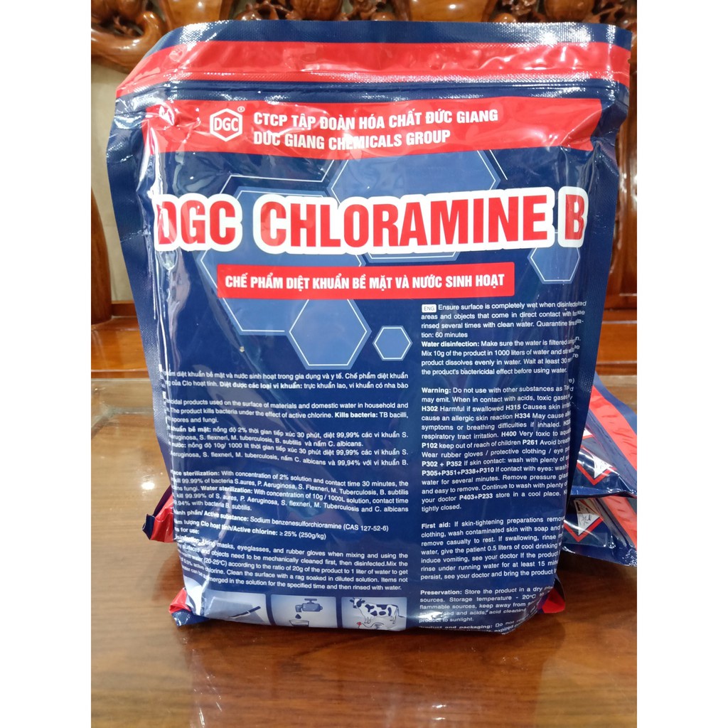 Bột Khử Trùng Diệt Khuẩn Cloramin B DGC Chloramine B