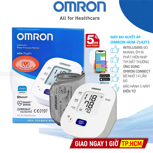 Máy Đo Huyết Áp Bắp Tay Omron HEM-7142T2