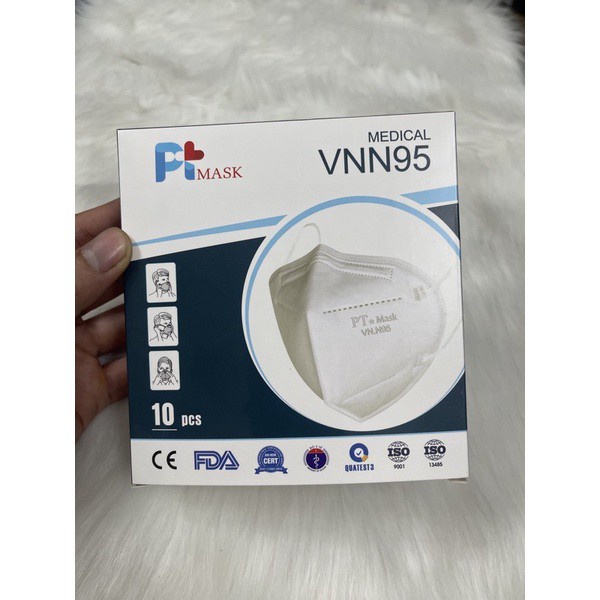Khẩu Trang 3D PT Mask VNN95 (Không Van)