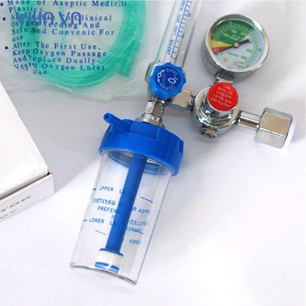 Đồng Hồ Oxy Y Tế Greetmed / PA Medical (Có Bình Tạo Ẩm)