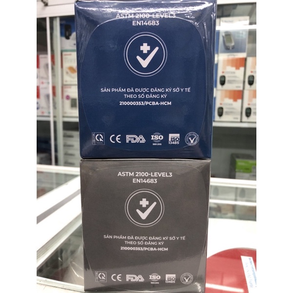 Khẩu Trang Y Tế Bông Bạch Tuyết (Hộp 50 Cái - 4 Lớp)