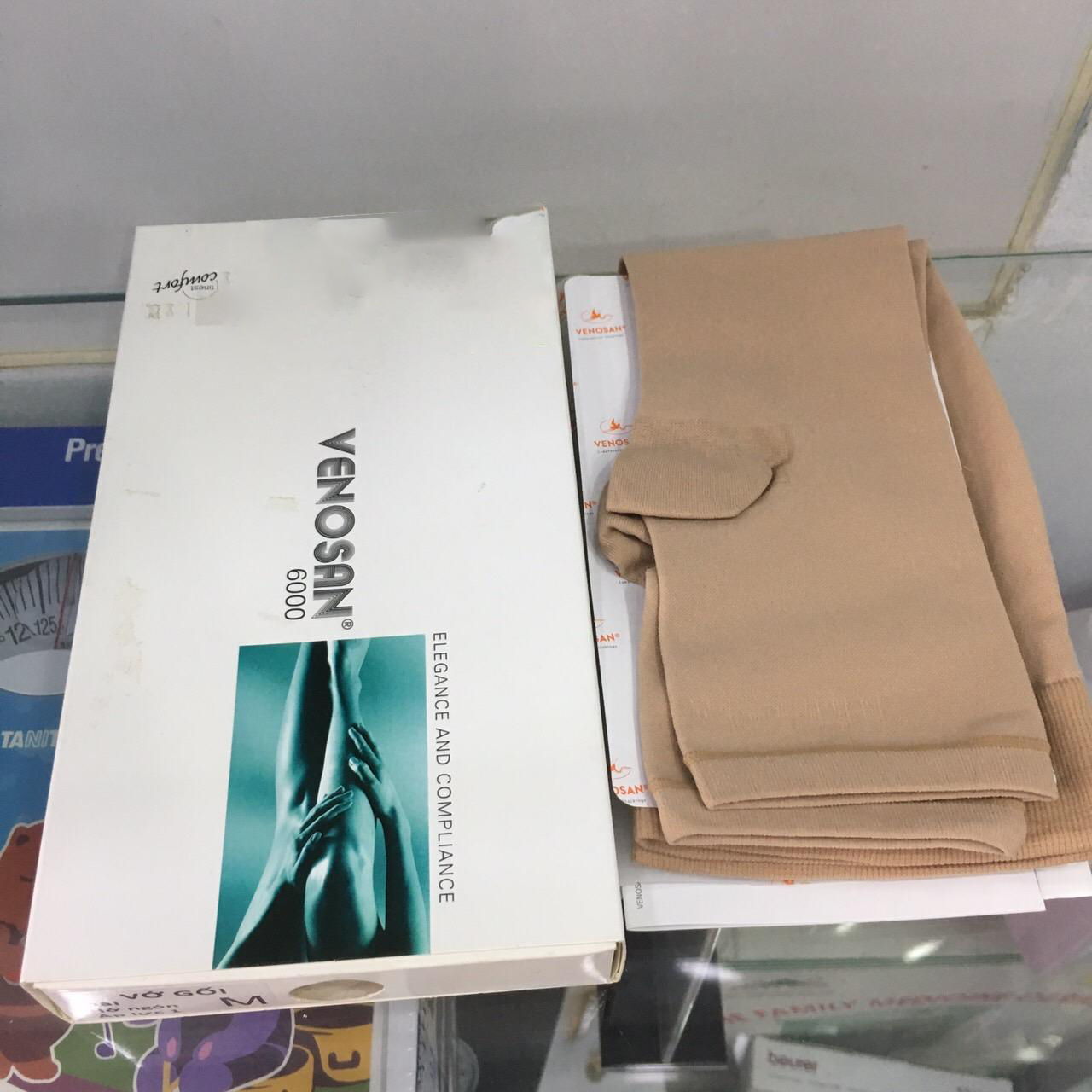 Vớ Y Khoa Venosan 6000 (Màu Da - Hở Ngón)