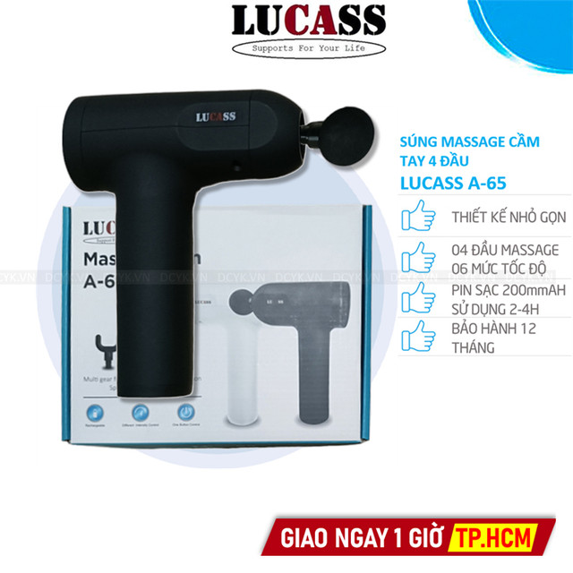 Súng Massage Cầm Tay Lucass Massage Gun A-65 (A65)