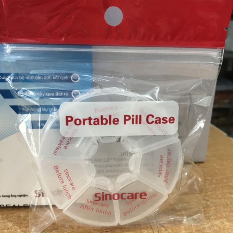 Hộp Chia Thuốc Sinocare Tròn 7 Ngăn