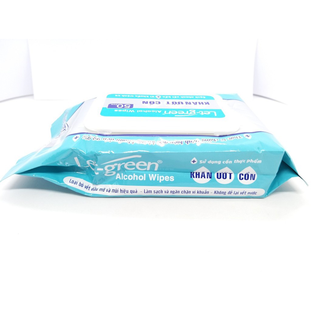 Khăn Ướt Tẩm Cồn Letgreen
