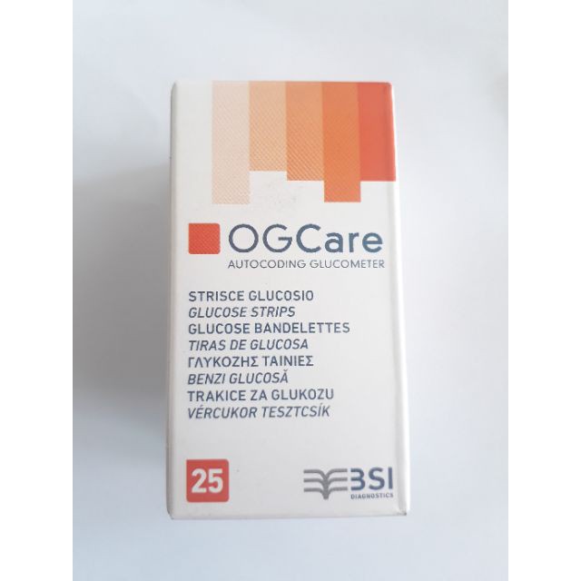 Que Thử Đường Huyết Ogcare (Ý - Italia)