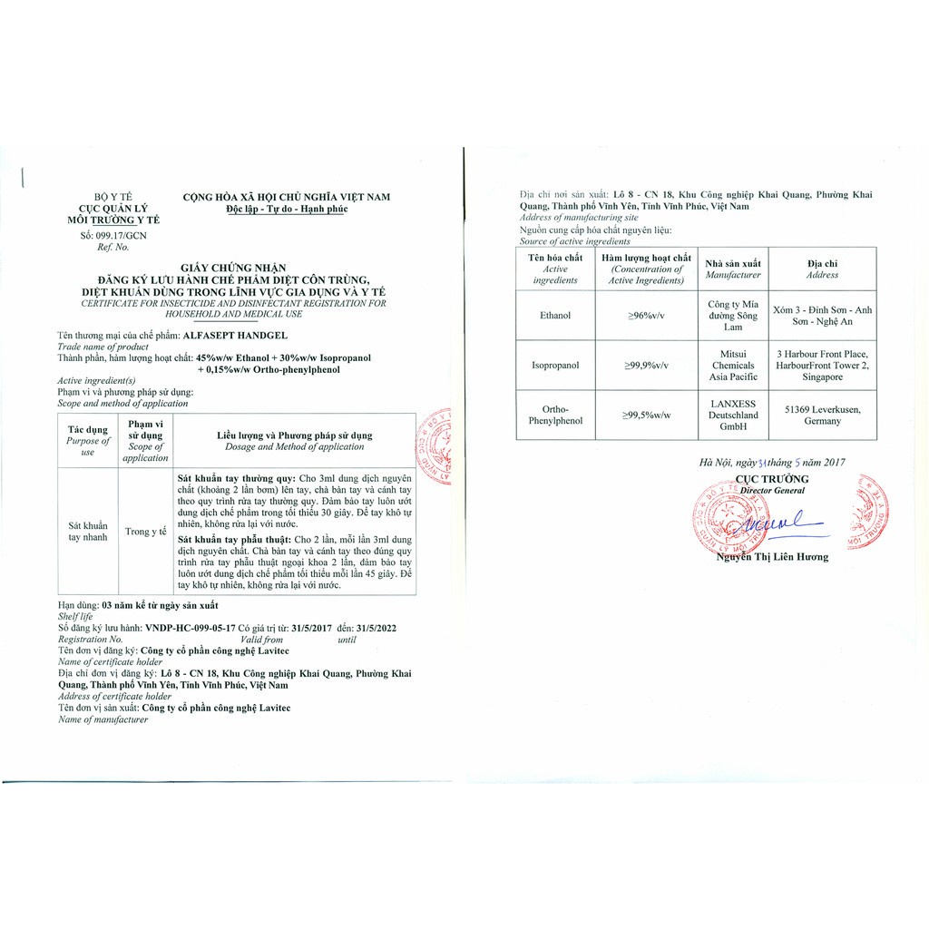 Gel Rửa Tay Khô Alfasept Handrub (Chai Vòi)