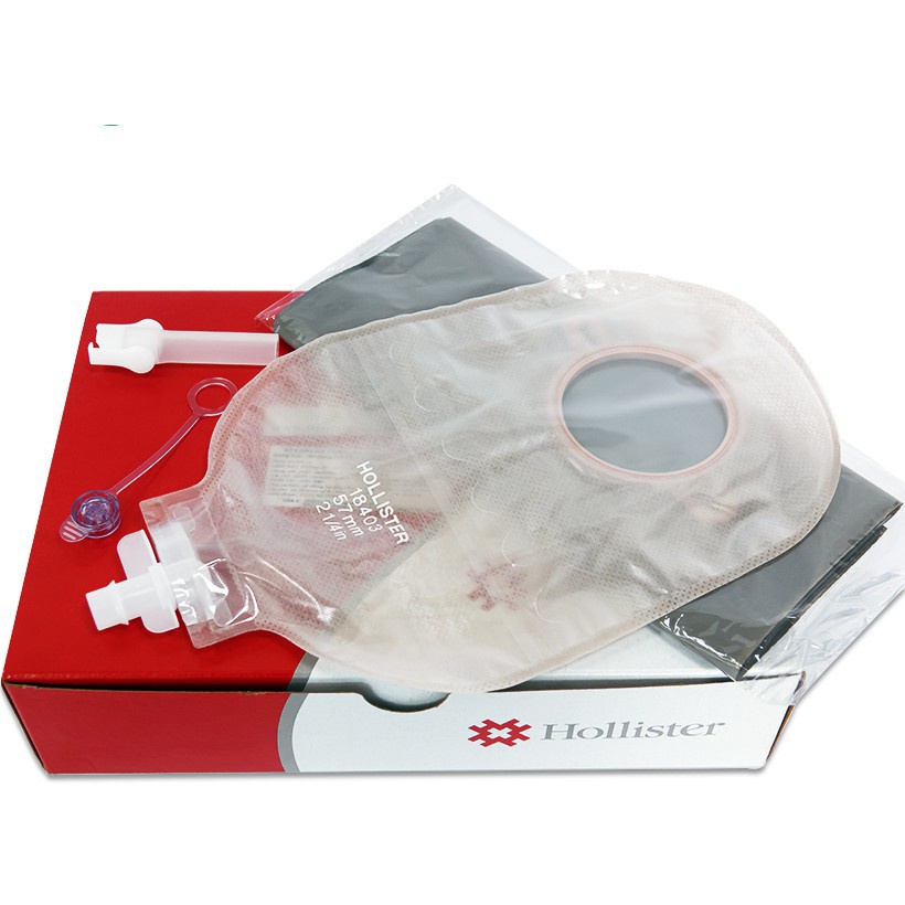 Túi Nước Tiểu Hậu Môn Nhân Tạo 2 Mảnh Hollister 18402 18403 (Van Chống Trào Ngược)